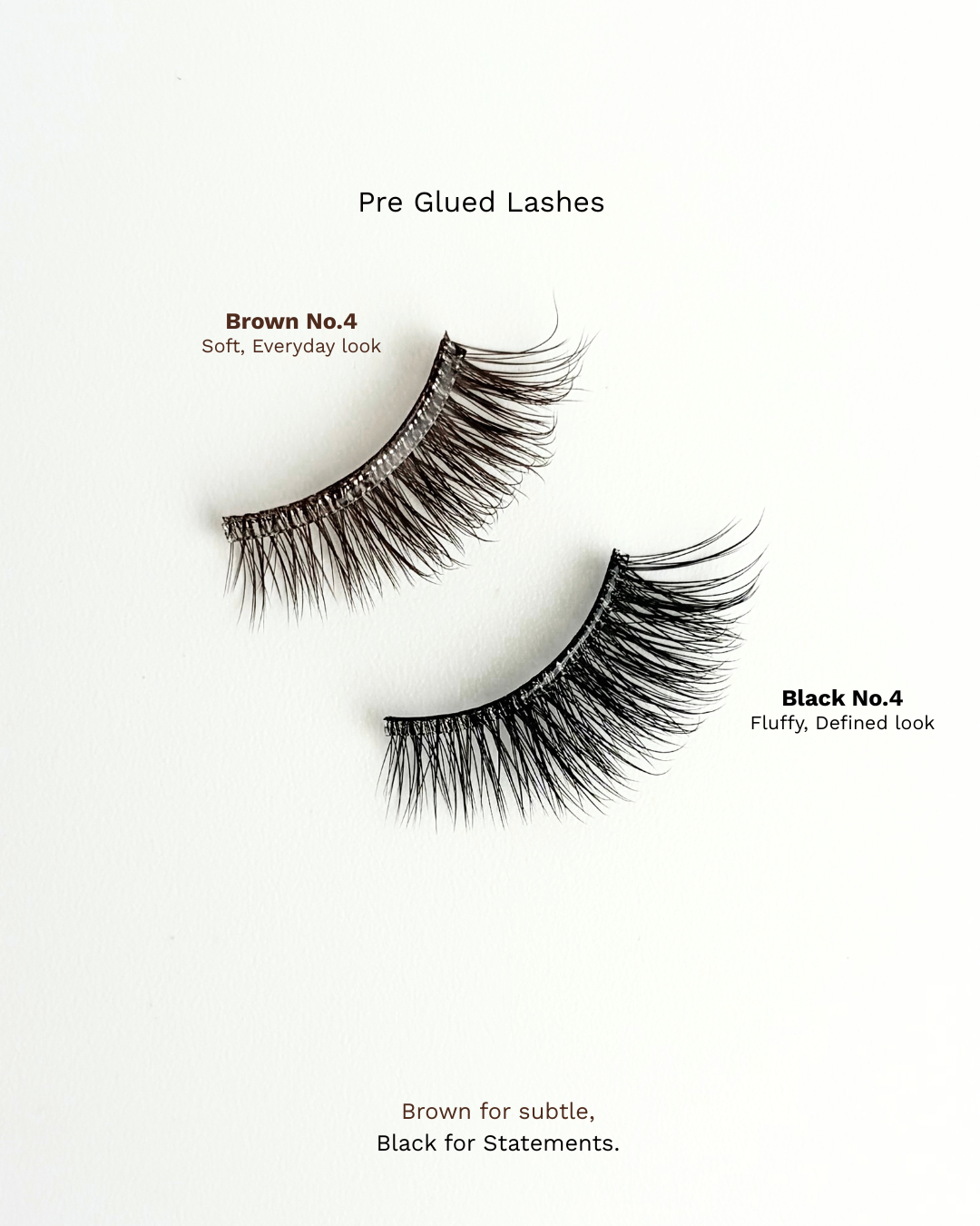 Pre-Glued Half Lash No.4