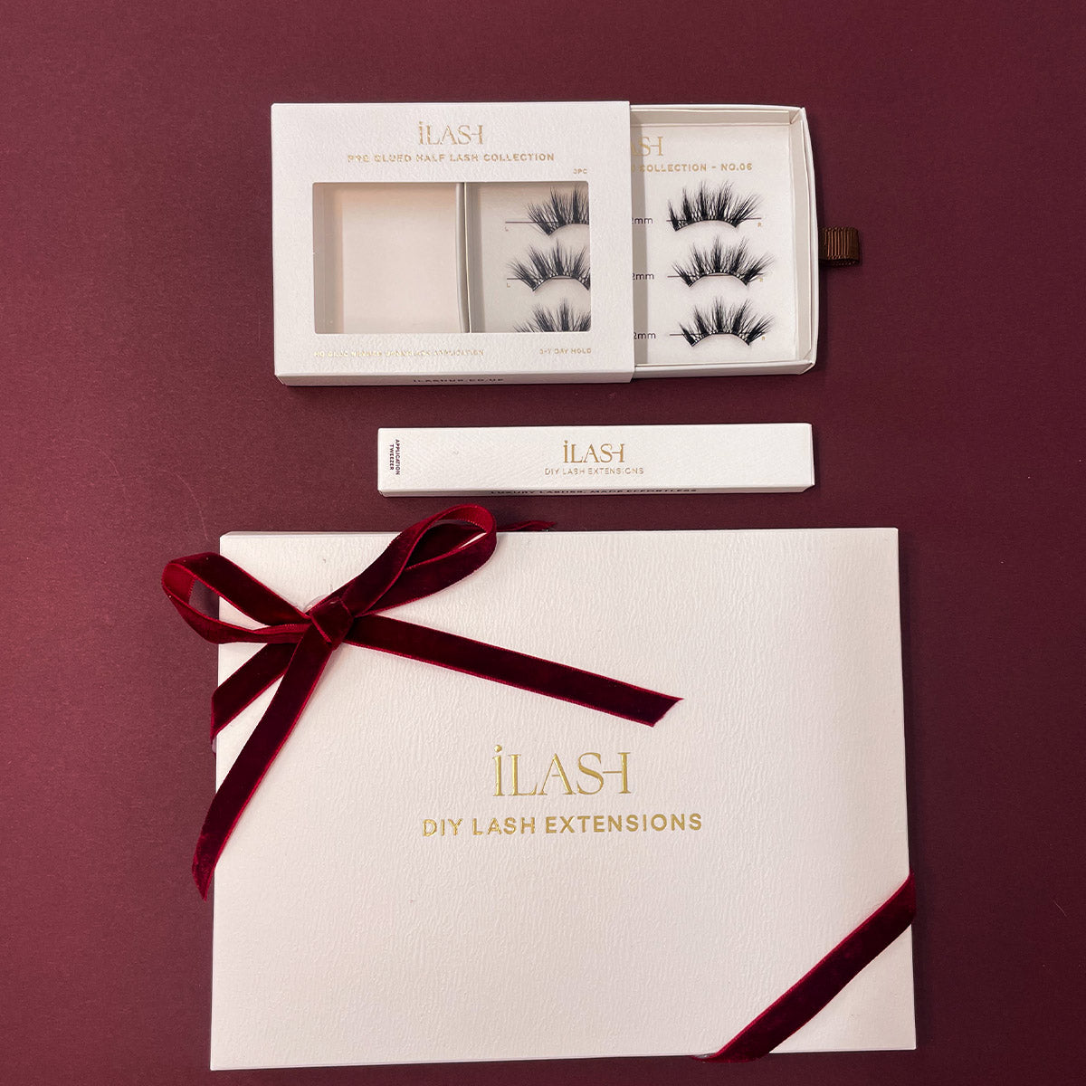 Pre Glued Half Lash Christmas Gift Set