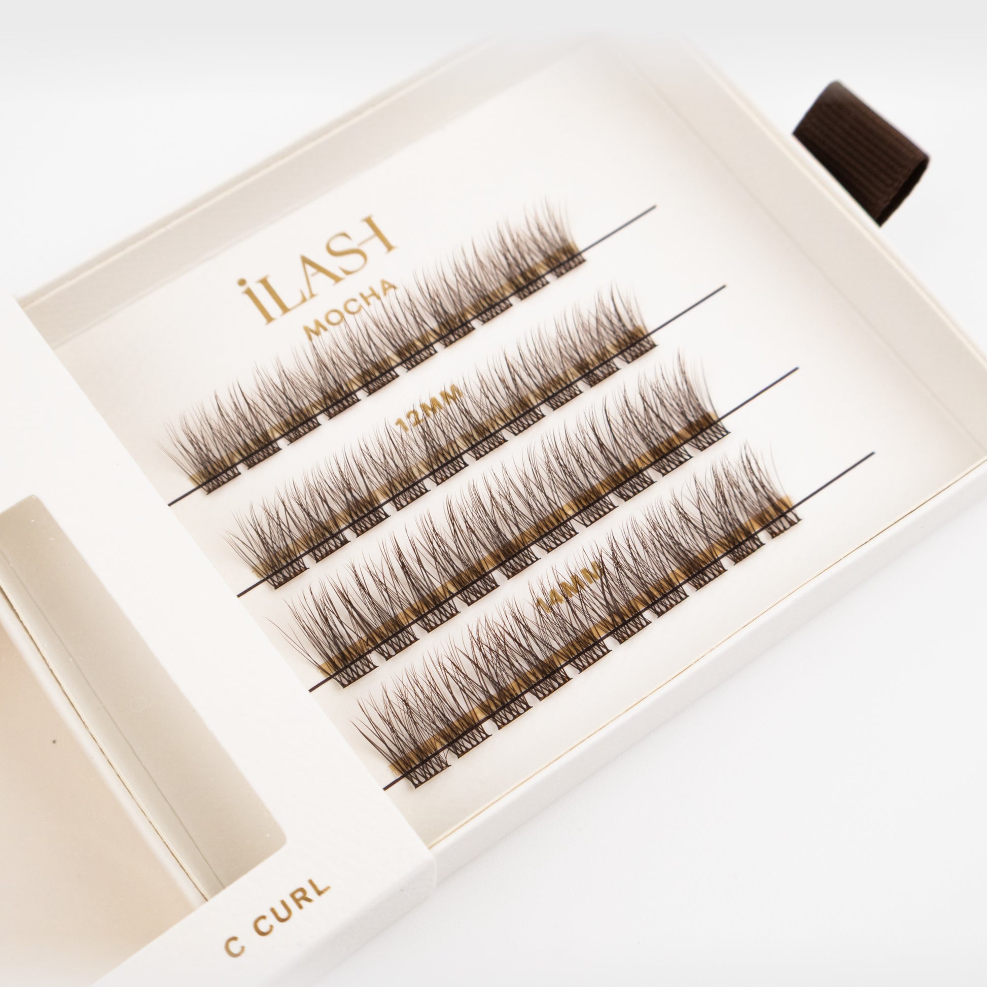 Mocha Custom Length individual Lashes
