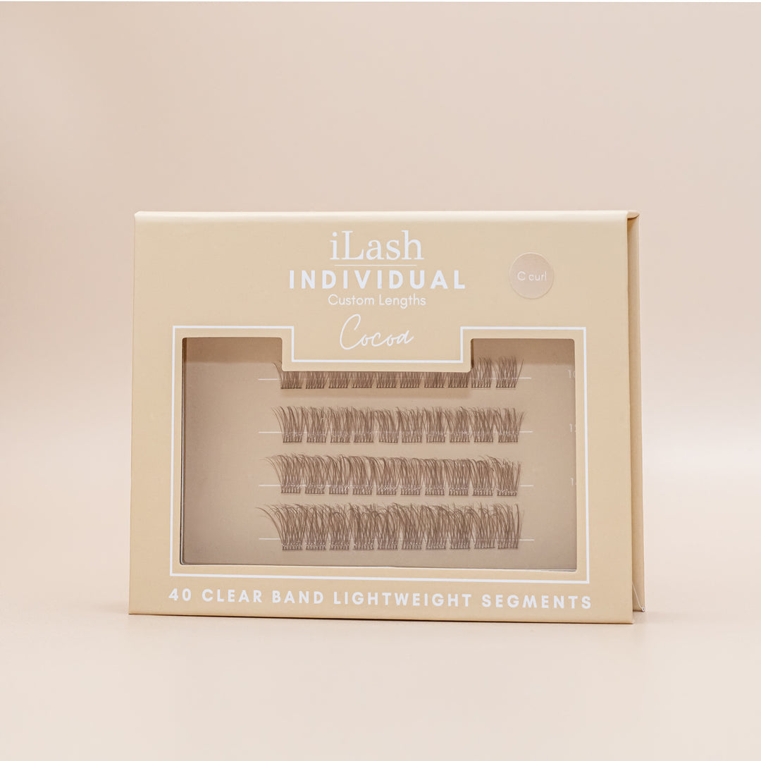 Cocoa Brown iLash Custom Length Individual Lashes