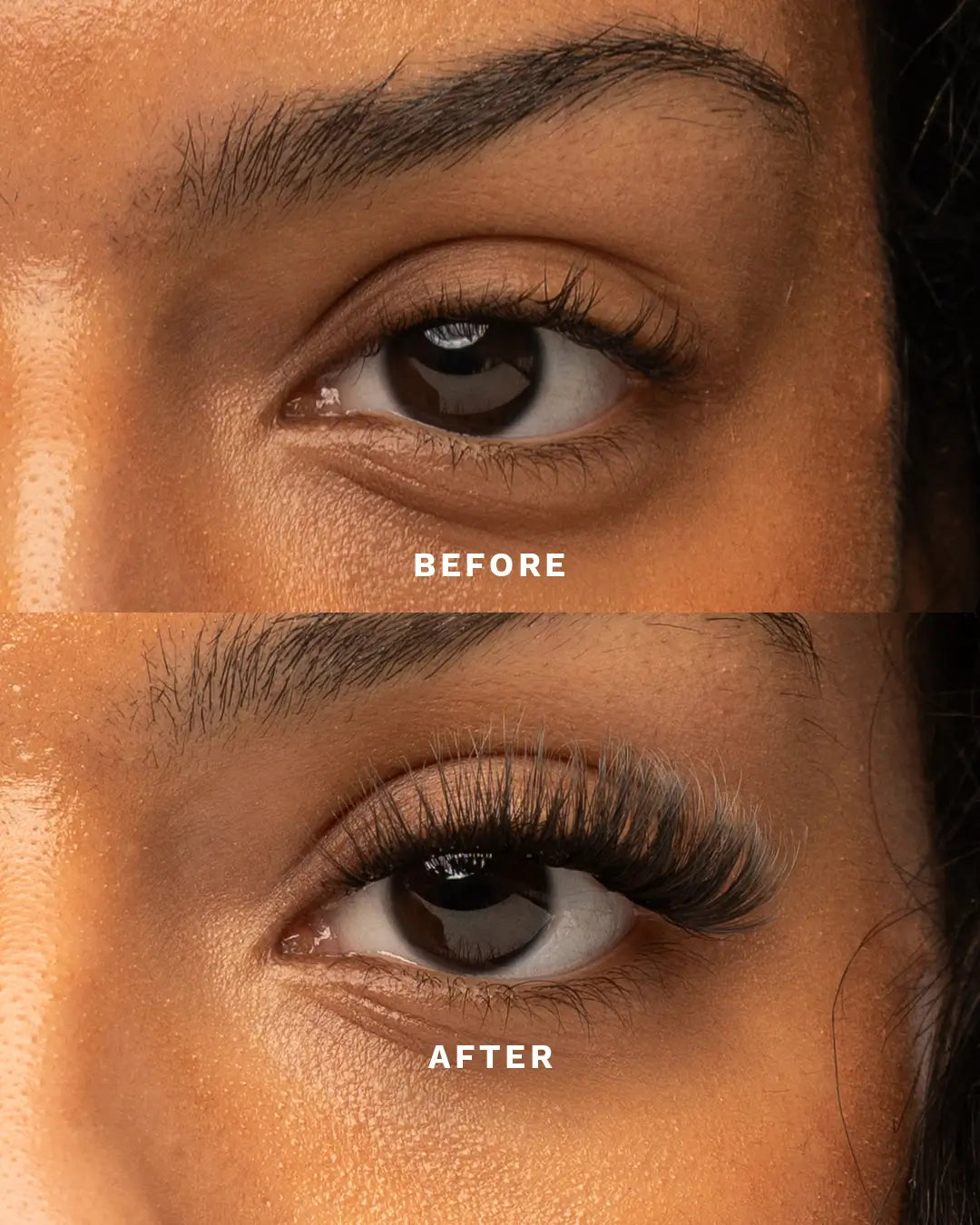 Before and After Xoxo Pre-Mapped Lashes