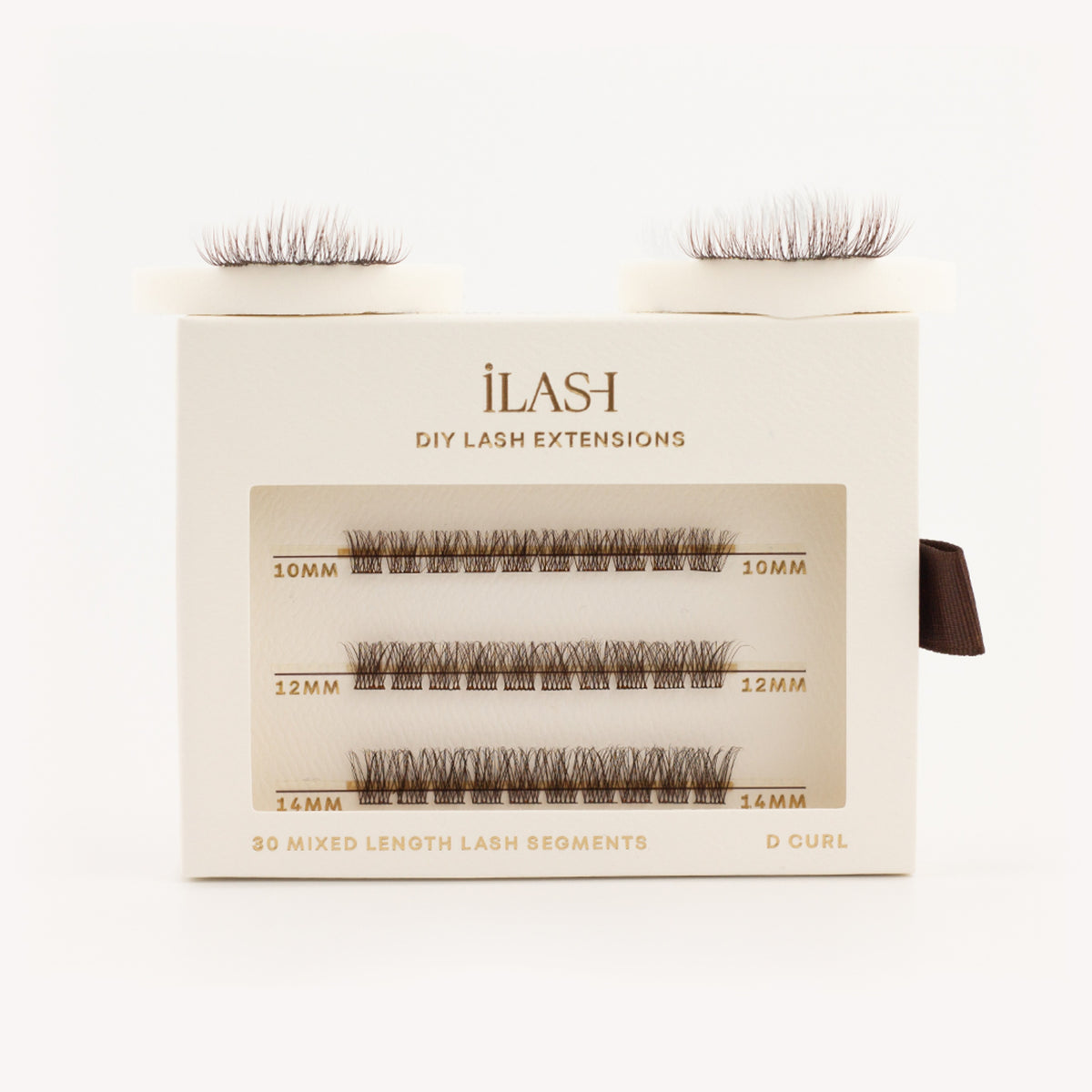 Mocha Custom Length individual Lashes