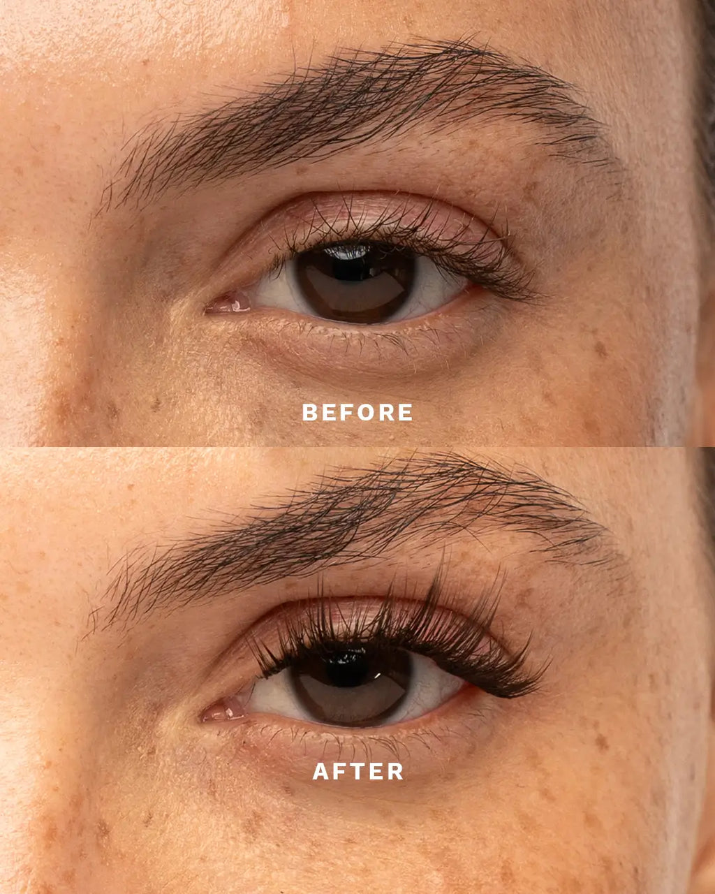 Before and After Krazy In Love Pre-Mapped Lashes