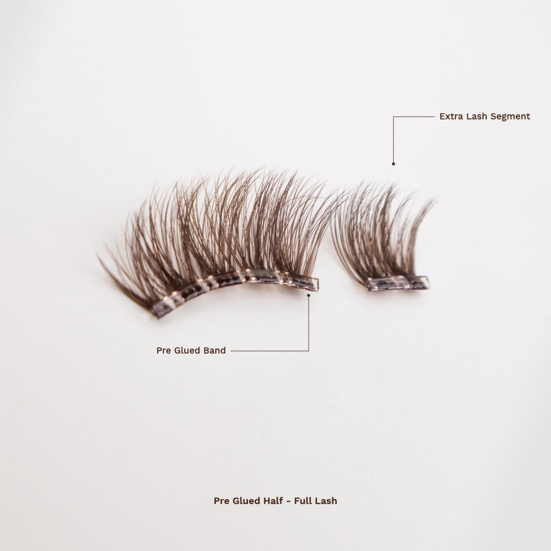 Pre glued Half-Full lash No.10