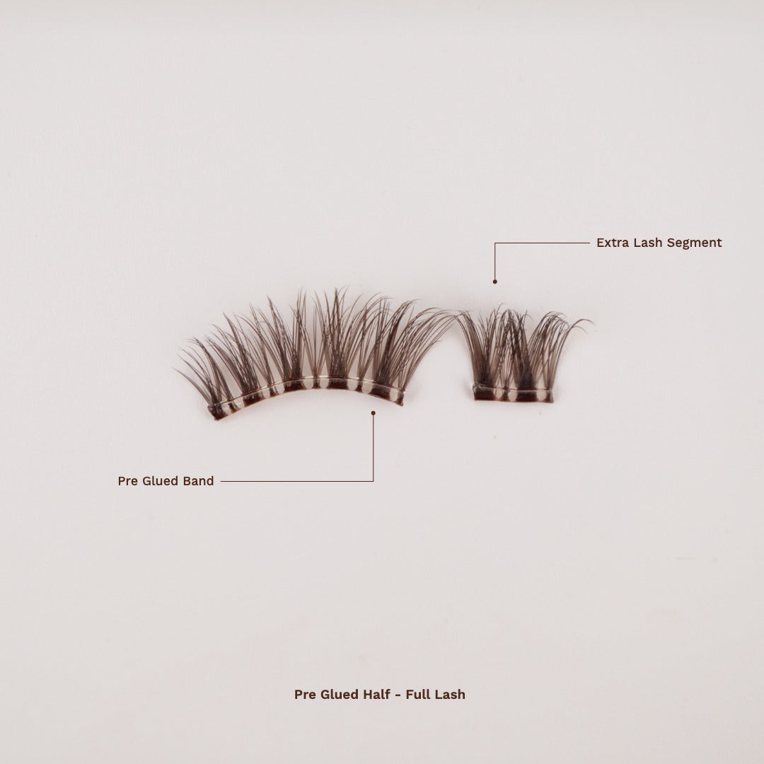 Pre glued Half-Full lash No.9
