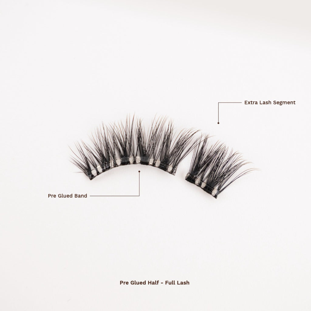Pre glued Half-Full lash No.8