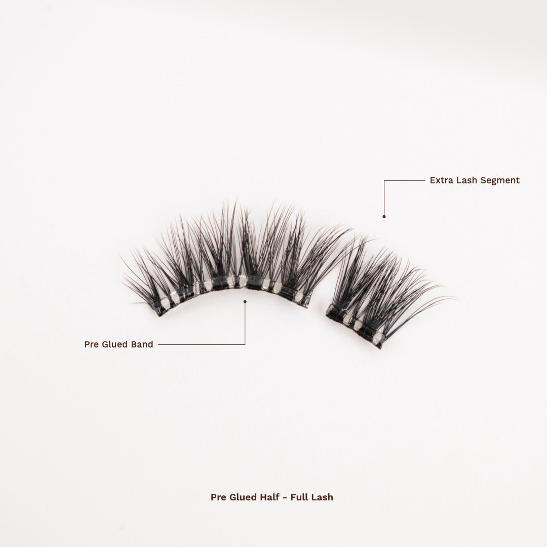 Pre glued Half-Full lash No.8