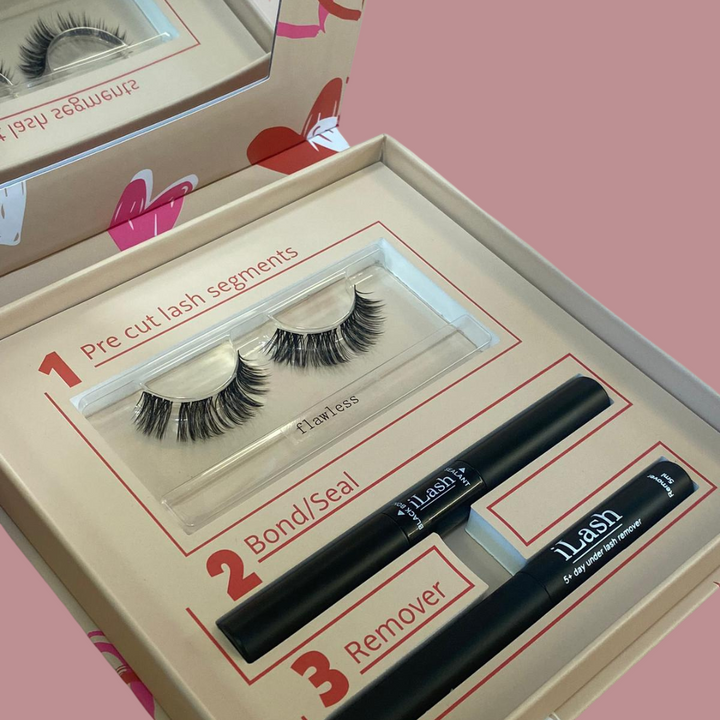 LIMITED EDITION: The look of love valentines gift box ( NEW bond & seal duo, segment lashes+ remover)