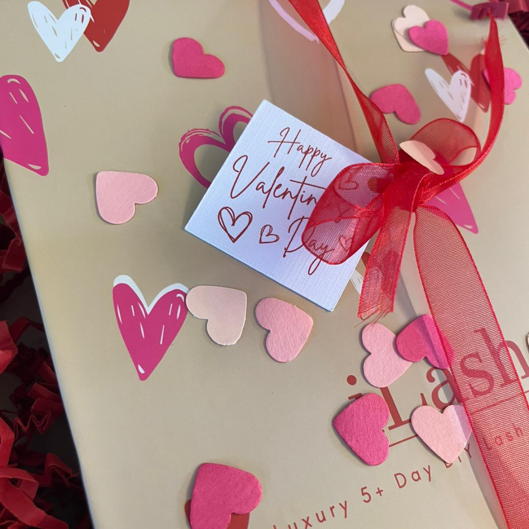 LIMITED EDITION: The look of love valentines gift box ( NEW bond & seal duo, segment lashes+ application tweezer)